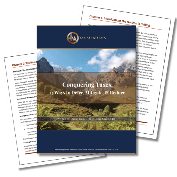 Conquering Taxes 15 strategies to defer, Mitigate and reduce